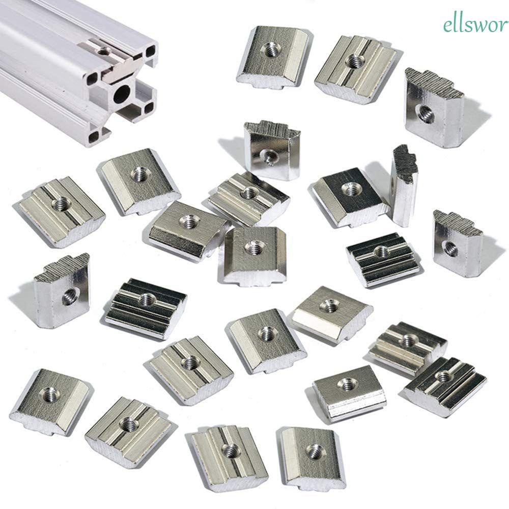 Đai Ốc Chữ T Bằng Nhôm M3 M4 M5 M6 Chuyên Dụng