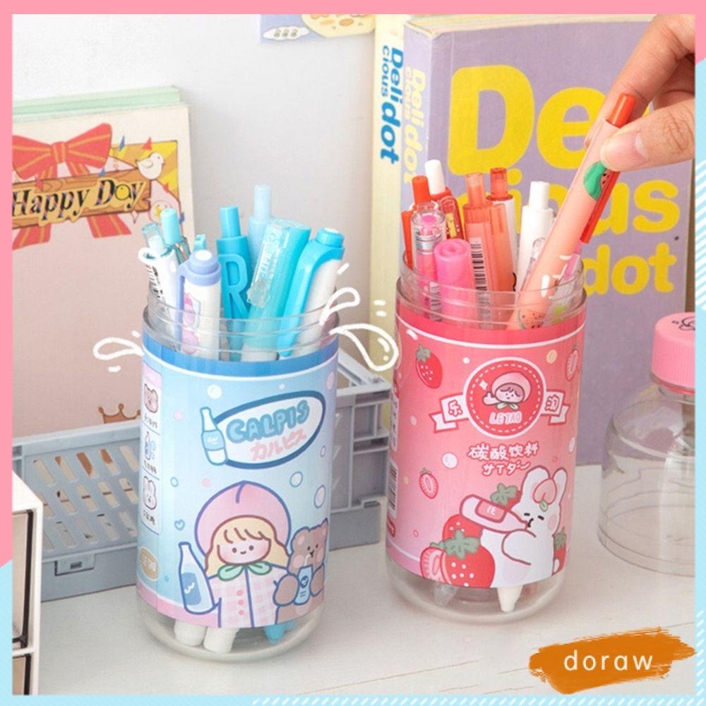 Hộp Đựng Bút Để Bàn Họa Tiết Hoạt Hình Dễ Thương Giá Đỡ