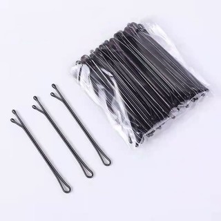 Set 50 / 100 Kẹp Tóc Màu Đen Đơn Giản Cho Nữ CHLINS