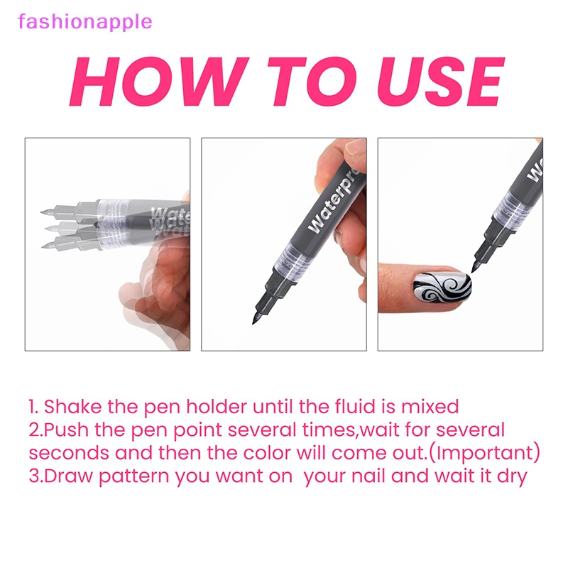 Set 4 Bút Chì Vẽ Móng Tay Nghệ Thuật