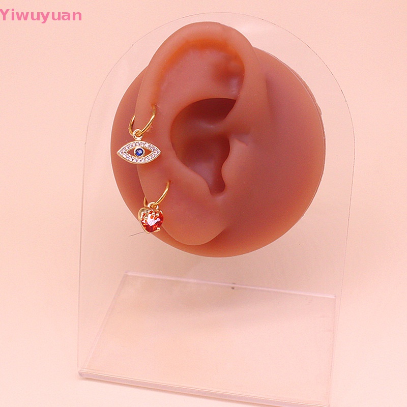 < Yiwuyuan > Khuyên Đeo Mũi / Mắt / Tai Đa Năng Hình Trái Tim / Cánh Bướm Bằng Thép Không Gỉ Mới