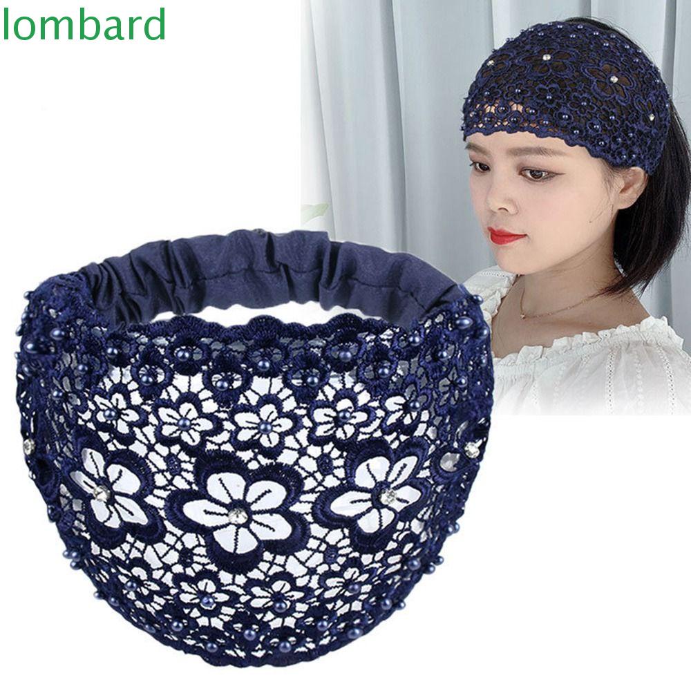 Băng Đô Cài Tóc Phối Ren Hoa Thời Trang Dành Cho Nữ