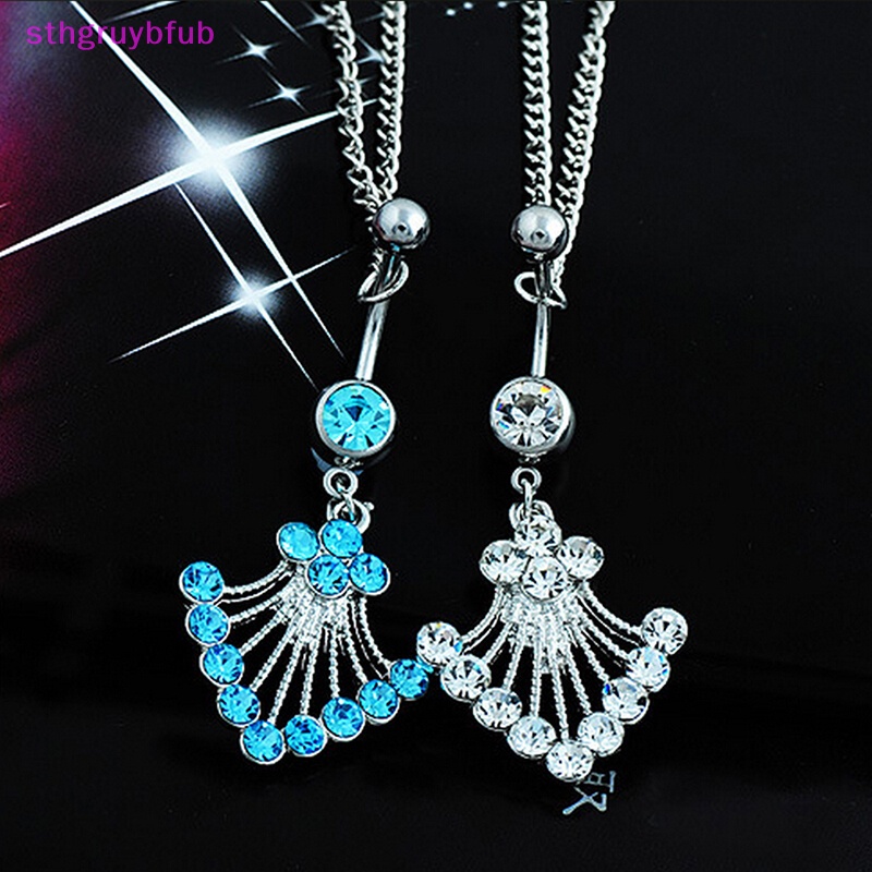 Khuyên RốN ĐíNh Đá BằNg ThéP Y Tế