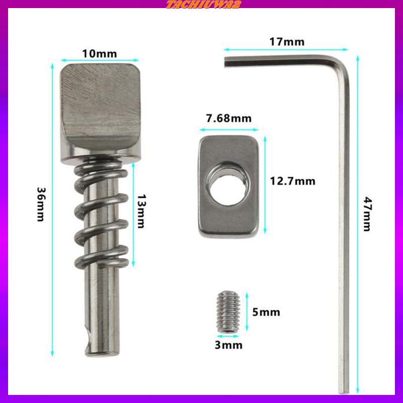 Bộ 2 Ốc Vít + Tấm Đứng Gắn Ván Lướt Sóng / Ván Trượt Dài Tiện Dụng