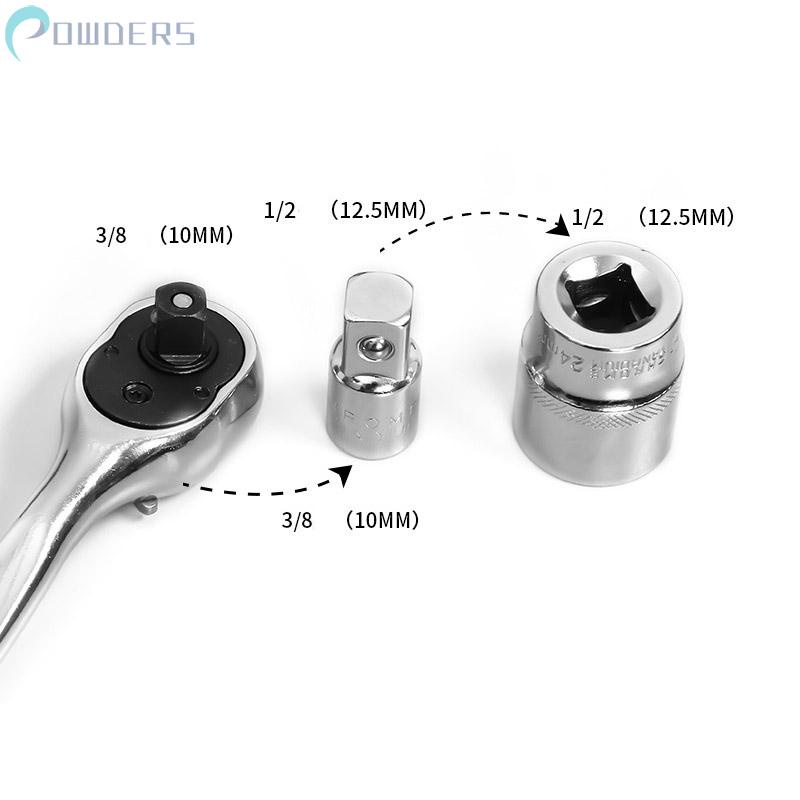 1 / 4 # 3 / 8 # 1 / 2 # Cái Đến Đầu Đực Mở Rộng Chuyển Đổi Cờ Lê