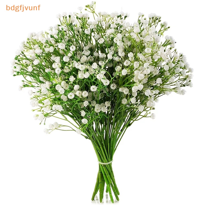 Bó Hoa Gypsophila Màu Trắng 15inch Bằng Nhựa Dùng Trang Trí Tiệc Cưới DIY