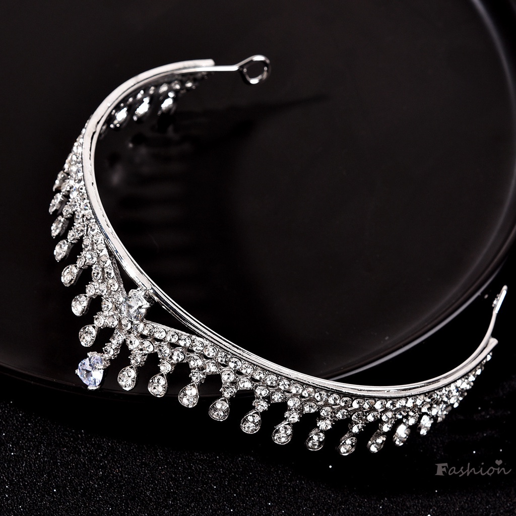 Vương Miện Cài Tóc Đính Kim Cương Giả Cho Nữ