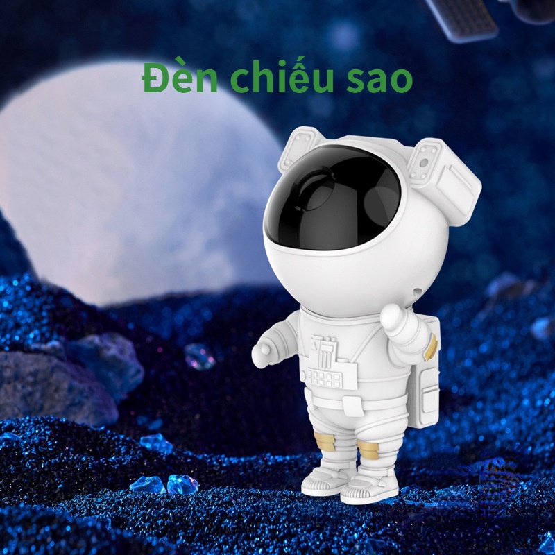 Đèn Phi Hành Gia chiếu sao đèn ngủ chiếu sao GALAXY thiên hà laser phiên bản loại mới 2023