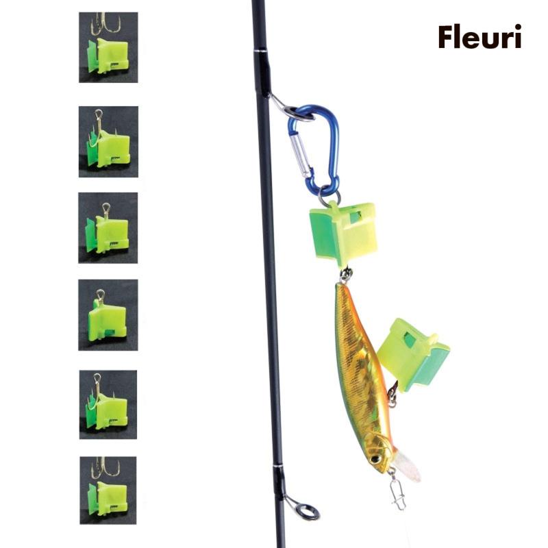 Set 40 Móc Câu Cá An Toàn Dễ Sử Dụng Kèm Giá Đỡ