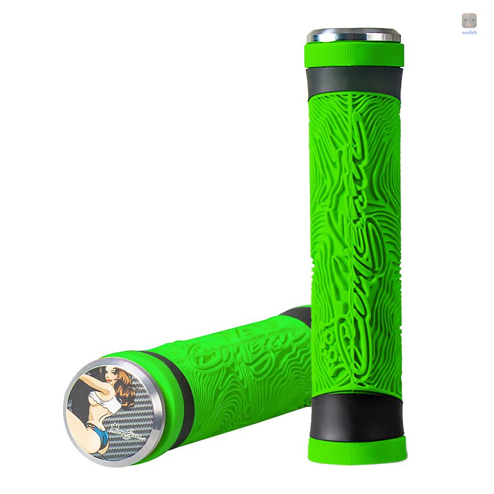 Vỏ Bọc Tay Lái Xe Đạp Leo Núi 22.2mm Bằng Silicon Mềm Chống Sốc / Trượt