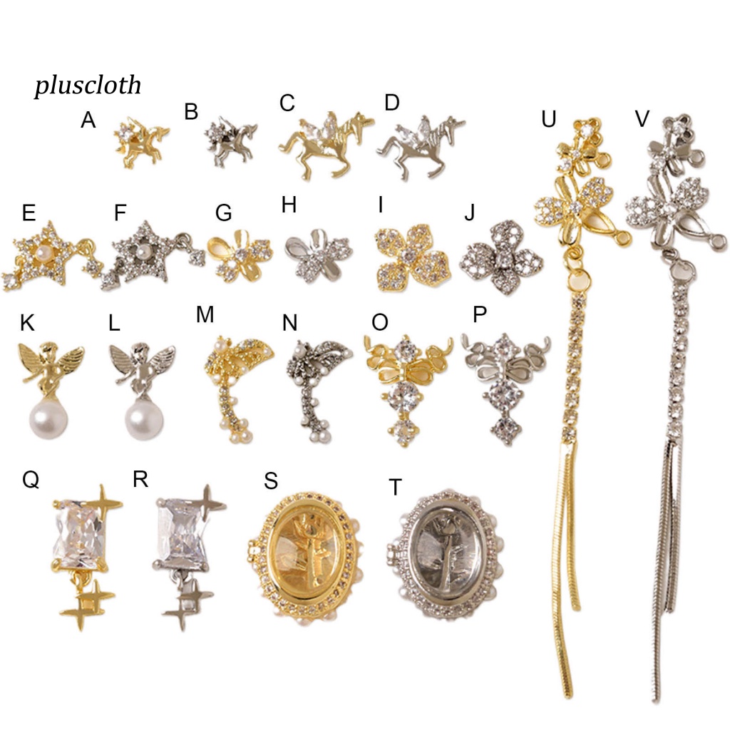 Phụ Kiện Trang Trí Móng Tay Nghệ Thuật Hình Hoa Bướm Ba Chiều Lấp Lánh Chống Rơi Chống Gỉ DIY