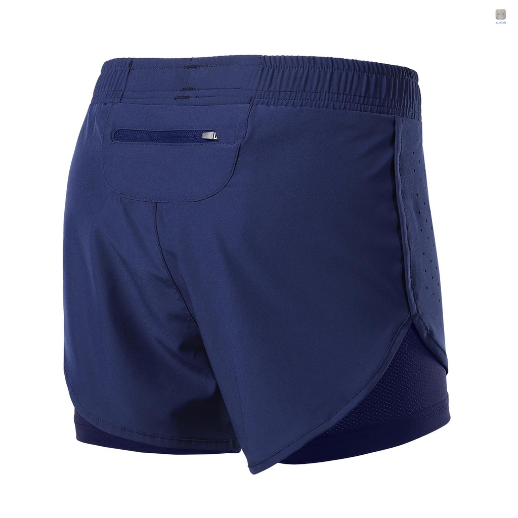 Quần ngắn đi xe đạp 2 Trong 1 Thoáng Khí Mau Khô Cho Nữ