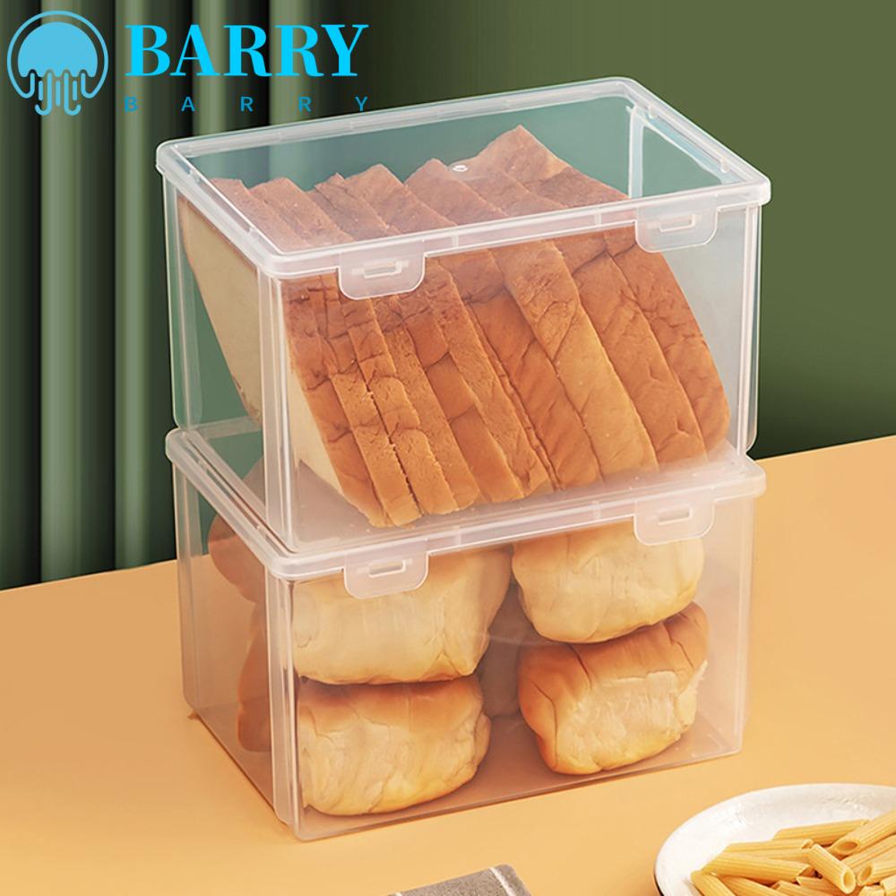 1 Hộp Đựng Bánh Mì Trong Suốt Có Nắp Đậy Cho Tủ Lạnh