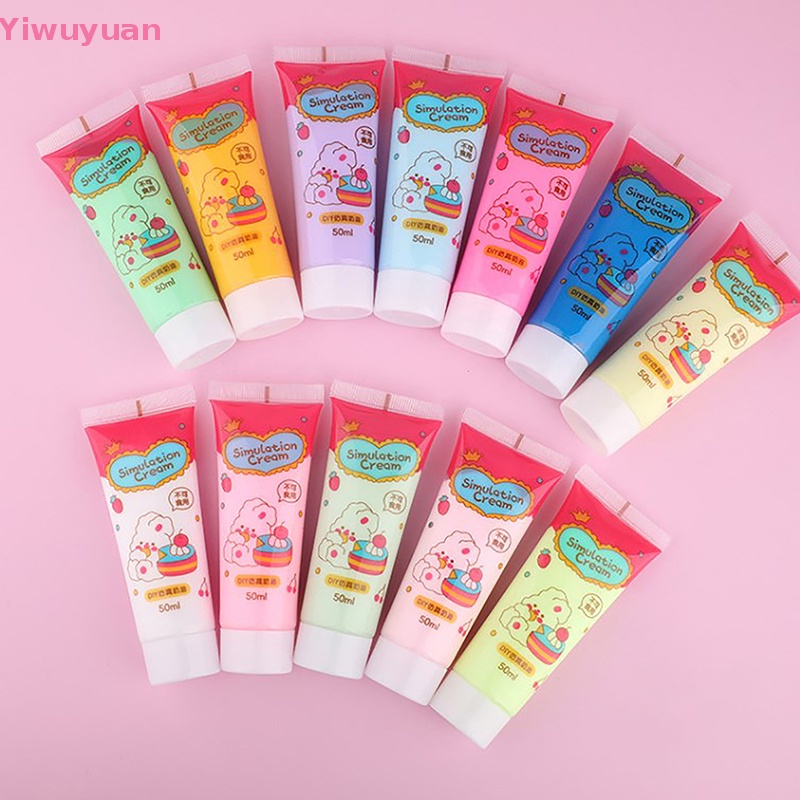 Keo Dán Trang Trí Tóc / Điện Thoại Hình Cây Kem 50ml DIY Mới