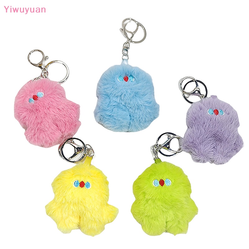 < Yiwuyuan > Móc Chìa Khóa Hình Búp Bê Nhồi Bông Nhiều Màu Trang Trí Ba Lô / Ô Tô Mới