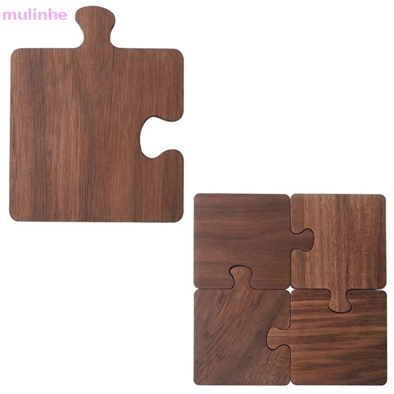 1 / 4 Miếng Lót Ly Bằng Gỗ Óc Chó