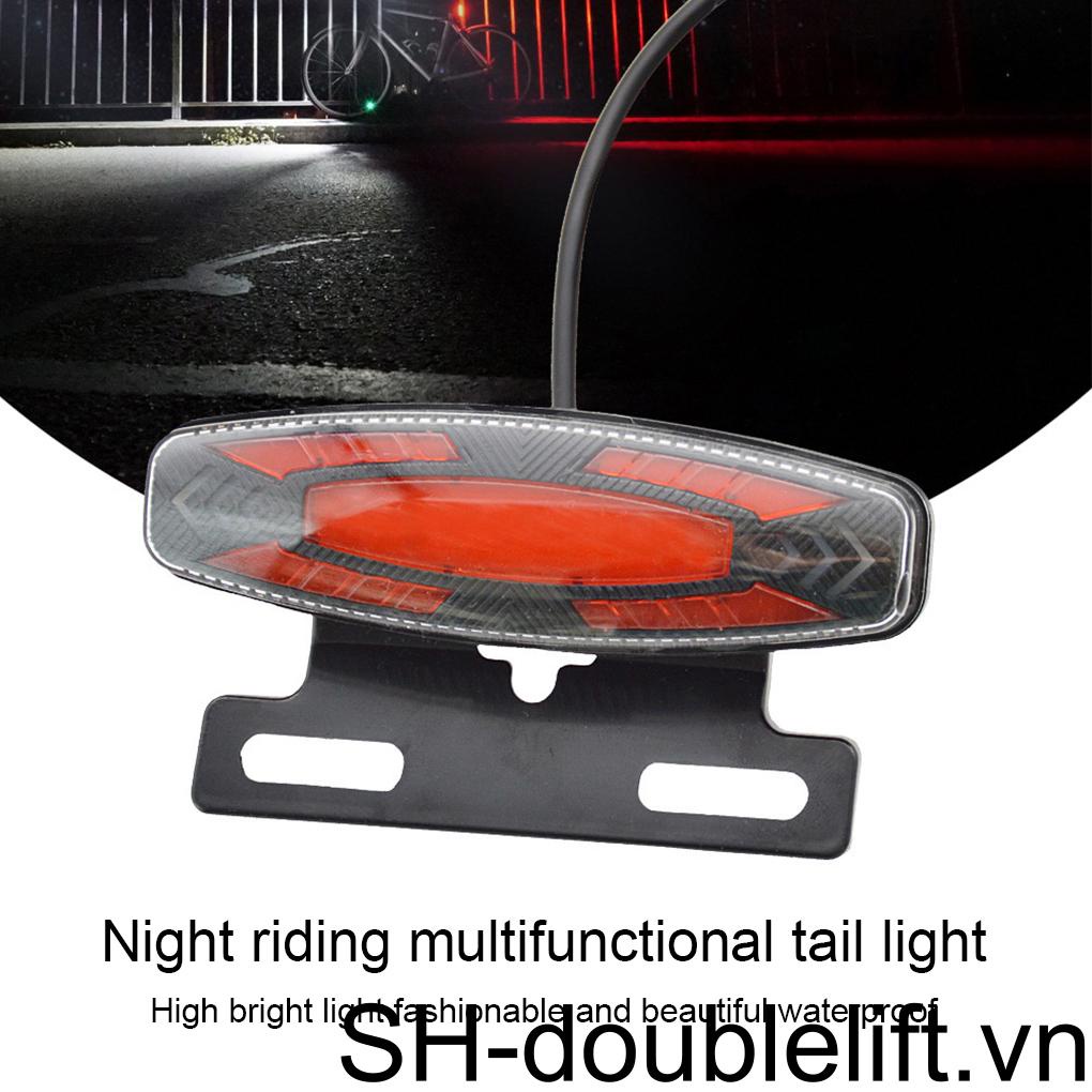 Đèn Đuôi Xe Đạp 3 Trong 1 Trọng Lượng Nhẹ Chống Thấm Nước Lâu Trôi