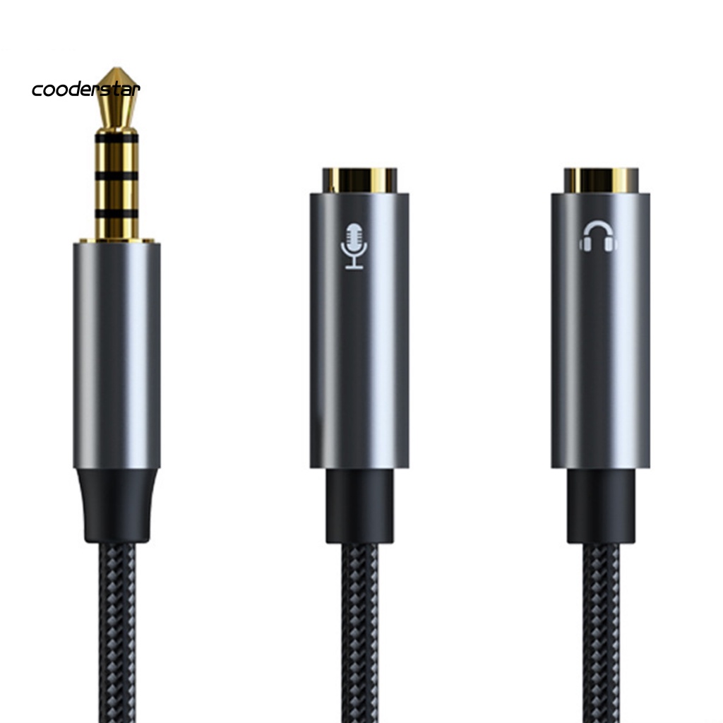 Dây Cáp Chuyển Đổi Tai Nghe 2 Trong 1 3.5mm 1 Male Sang 2 Female