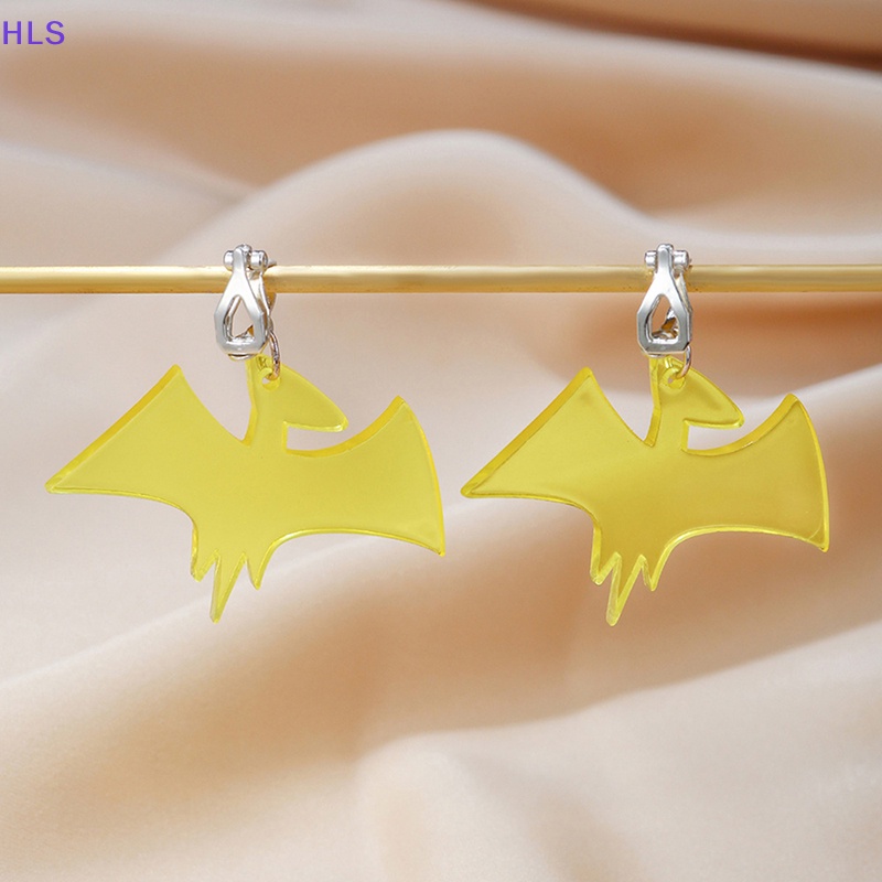 1 Đôi Bông Tai Hình Khủng Long Bằng Acrylic Nhiều Màu Dễ Thương Dành Cho Nữ