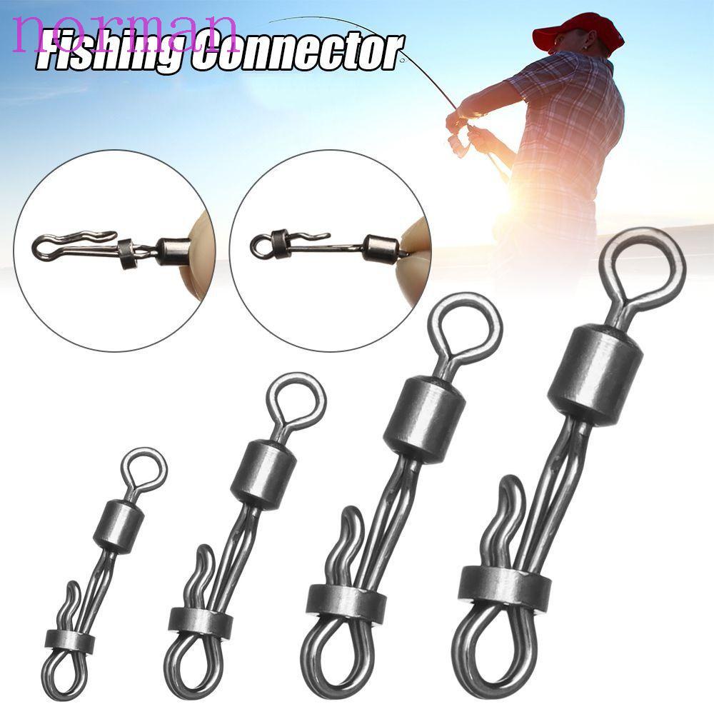 Norman Set 10 Phụ Kiện Móc Nối Mồi Câu Cá Có Thể Xoay Linh Hoạt