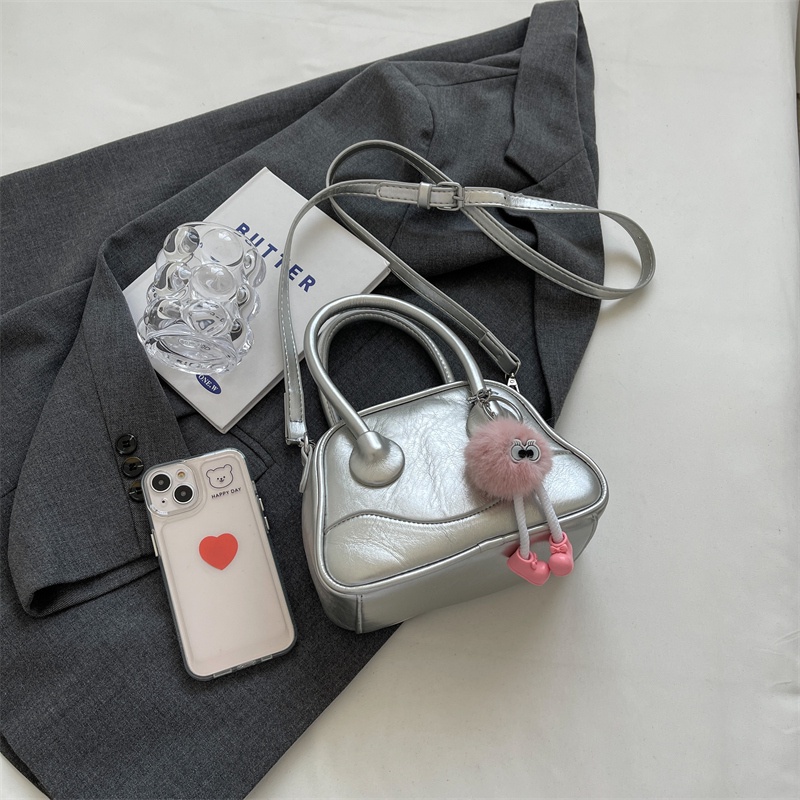 Túi Xách Da PU Đeo Chéo Màu Trơn Thời Trang Chất Lượng Cao Cho Nữ