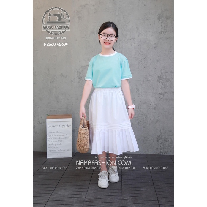 Chân Váy Xếp Ly Alice - MSP 2699
