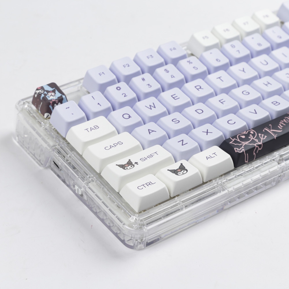 Kuromi Keycaps MDA Profile My Melody Anime PBT Dye Sub Bàn Phím Cơ Keycap