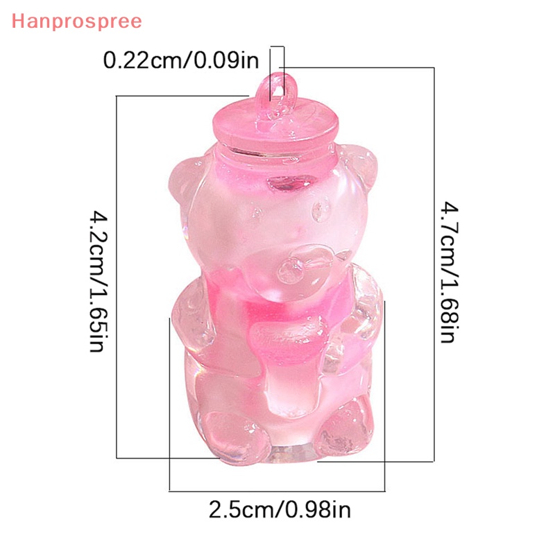 Hanprospree > Tượng Gấu Dạ Quang Mini Bằng Nhựa Resin Phát Sáng Trong Bóng Tối Trang Trí Tiểu C