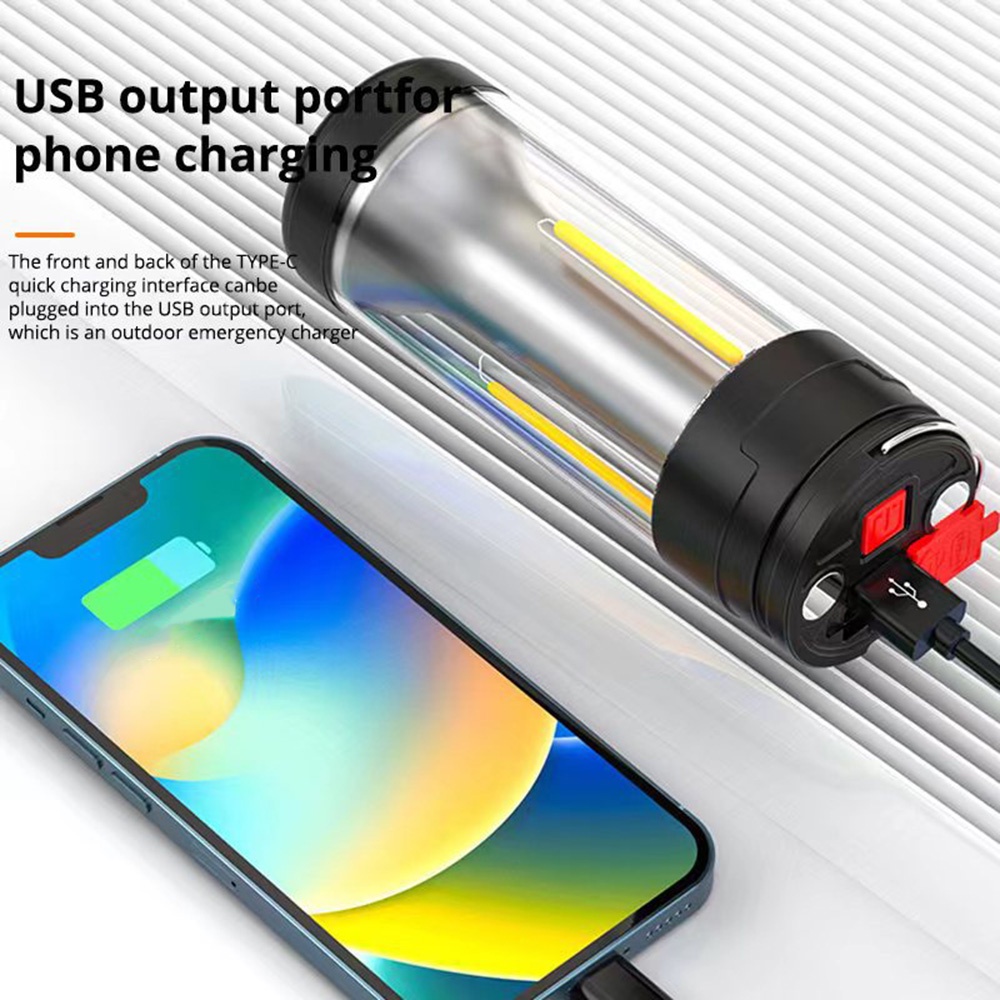 Đèn Pin LED Từ Tính Chống Nước Có Thể Sạc Lại Dùng Trong Nhà / Ngoài Trời