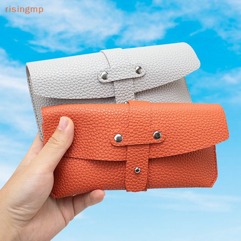 Hộp Đựng Mắt Kính Bằng Da Mềm Dạng Ví Dài Gấp Lại Được Thời Trang Dành Cho Bạn Nữ