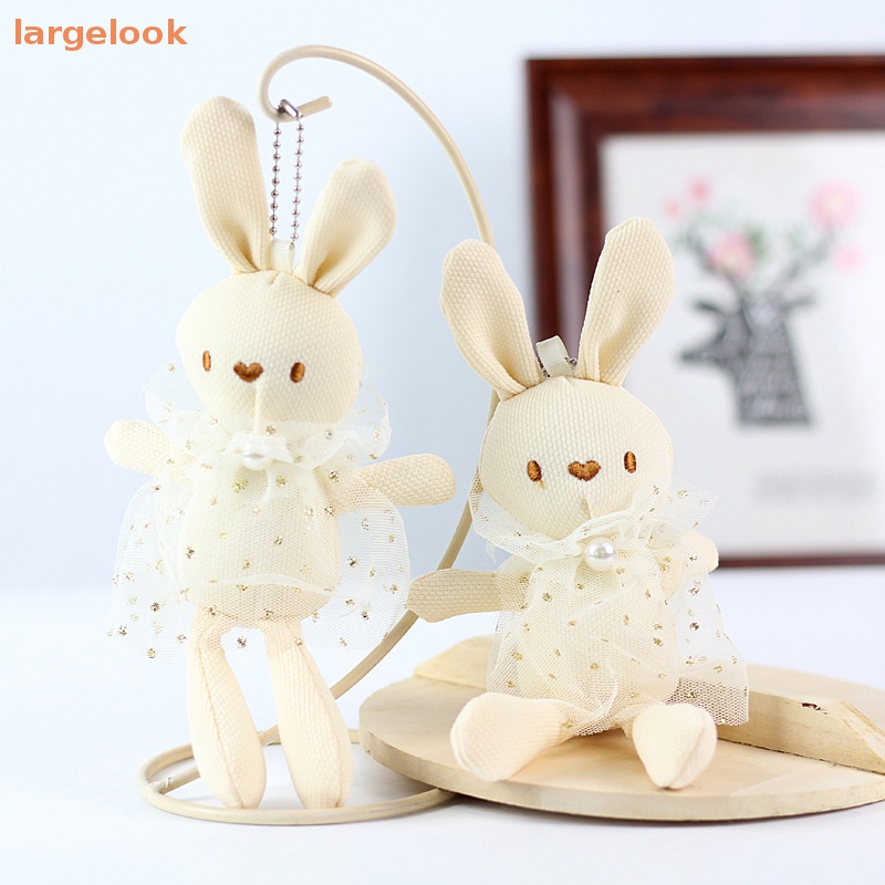 Móc Khóa Hình Thỏ Nhồi Bông Dễ Thương Chất Lượng Cao