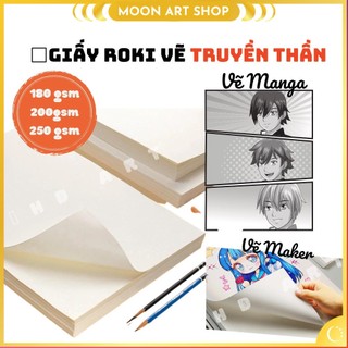 Giấy vẽ kỹ thuật ROKI A4 A5 vẽ truyền thần phác thảo giấy vẽ marker giấy vẽ chì