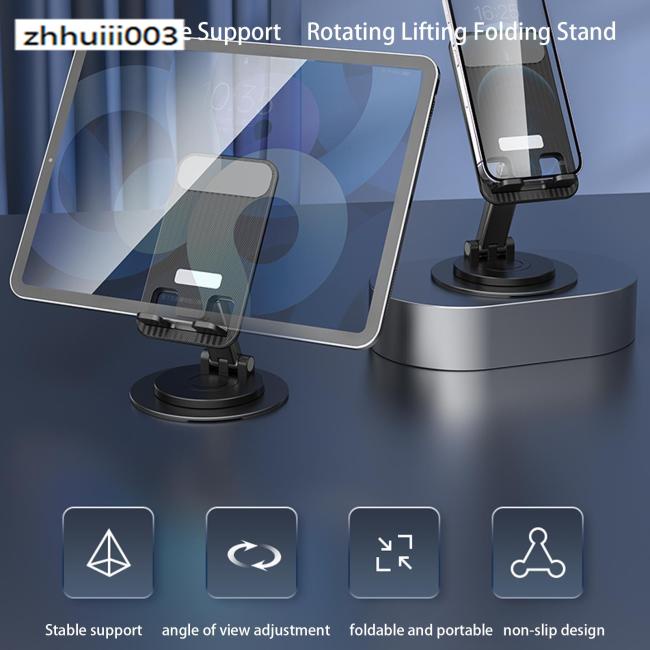 Giá Đỡ Điện Thoại / Máy Tính Bảng Bằng Hợp Kim Nhôm Xoay 360 Độ Tiện Dụng