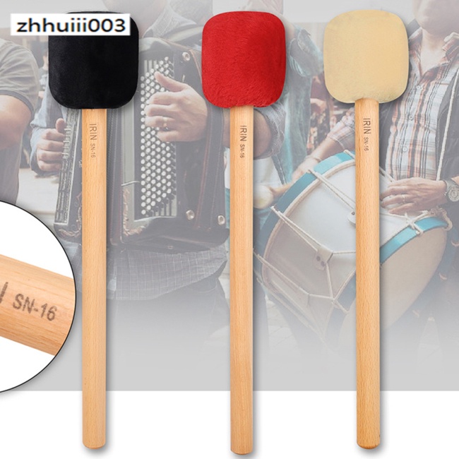Dùi Trống Bass Bằng Lông Nhung Dành Cho Nhạc Cụ Snare Lớn Zhiyui IRIN