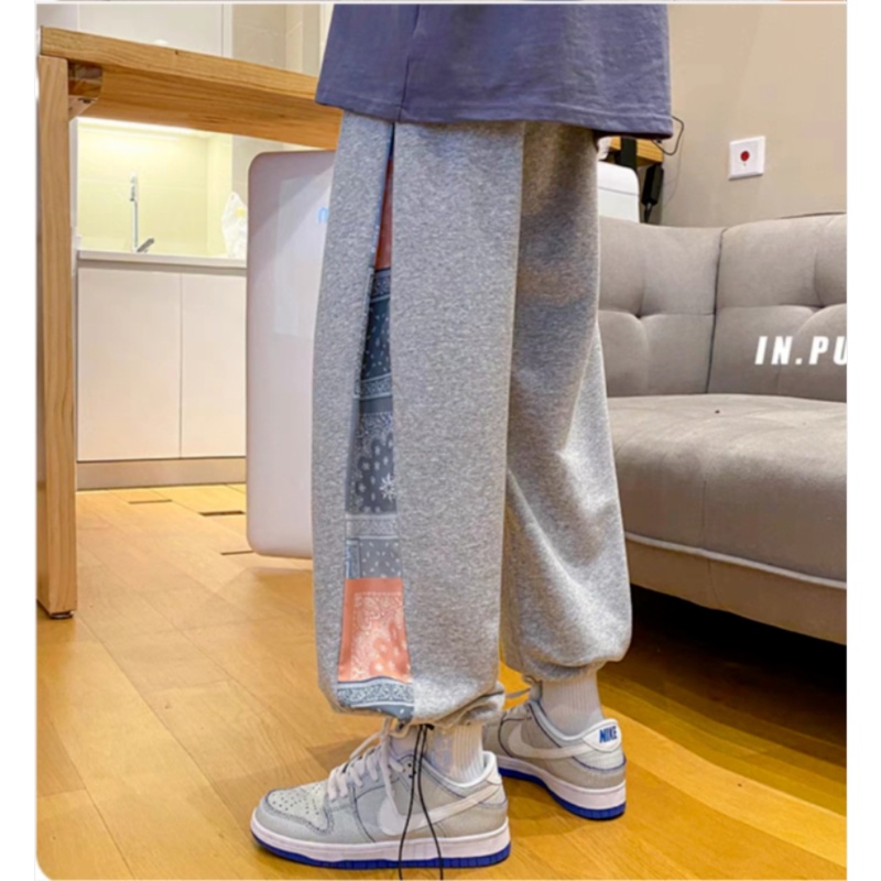 Quần Dài Dây Rút Dáng Rộng Co Giãn Thoải Mái Thời Trang Thu Đông Cho Nam