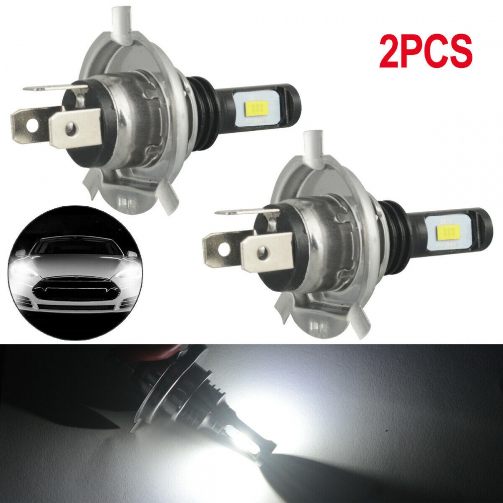 Bộ 2 Đèn Pha Siêu Sáng 6000K CSP H4 9003 HB2 Chất Lượng Cao