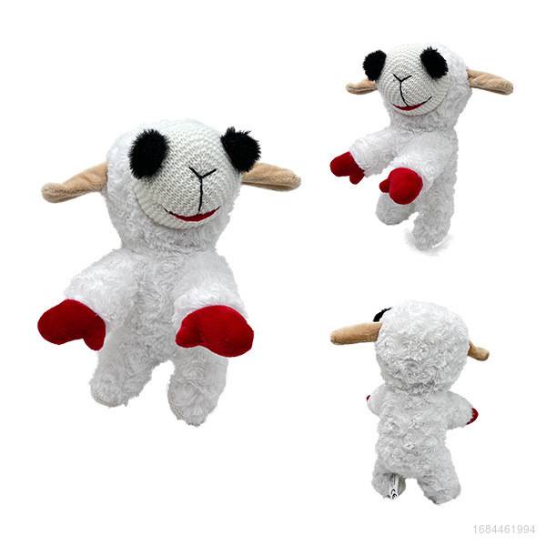 Bộ 2 Chú Cừu Nhồi Bông Màu Trắng Dành Cho Cún Cưng YS2