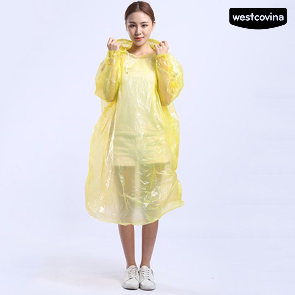 [COD]☁Set 5 Áo Mưa Có Mũ Trùm Dùng Một Lần Chống Nước Dùng Đi Bộ Đường Dài Ngoài Trời Unisex