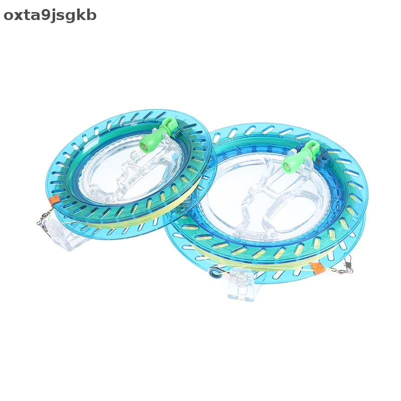 Máy câu dây diều pha lê ABS 18cm có bóng 200M có khóa thiết bị câu cá