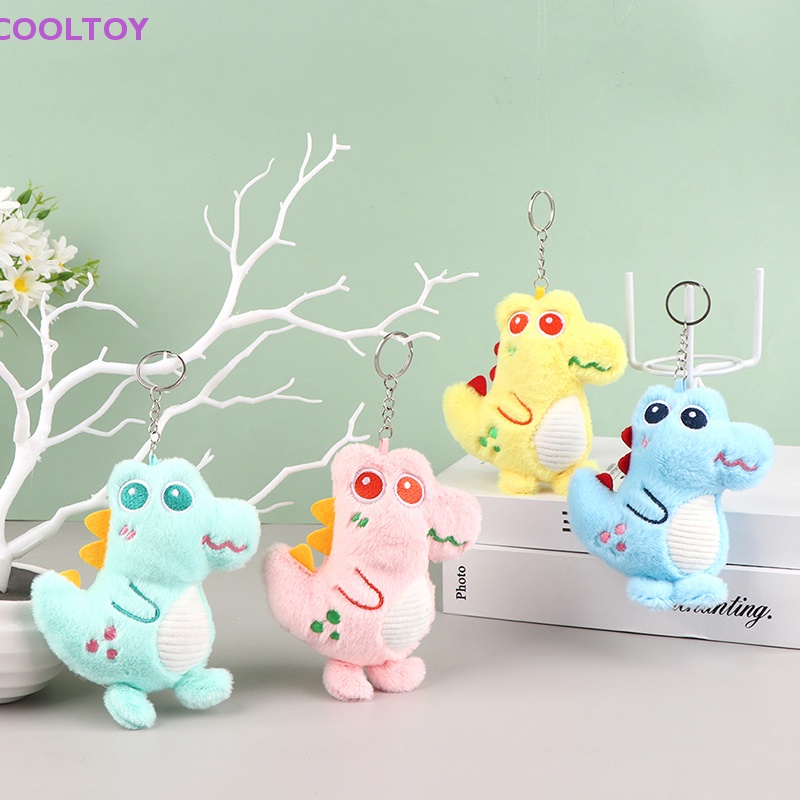 Đồ chơi nhồi bông Hình Khủng Long Mềm 12CM Treo Móc Khóa / Ba Lô / Móc Khóa Trang Trí Đa Ứng Dụng