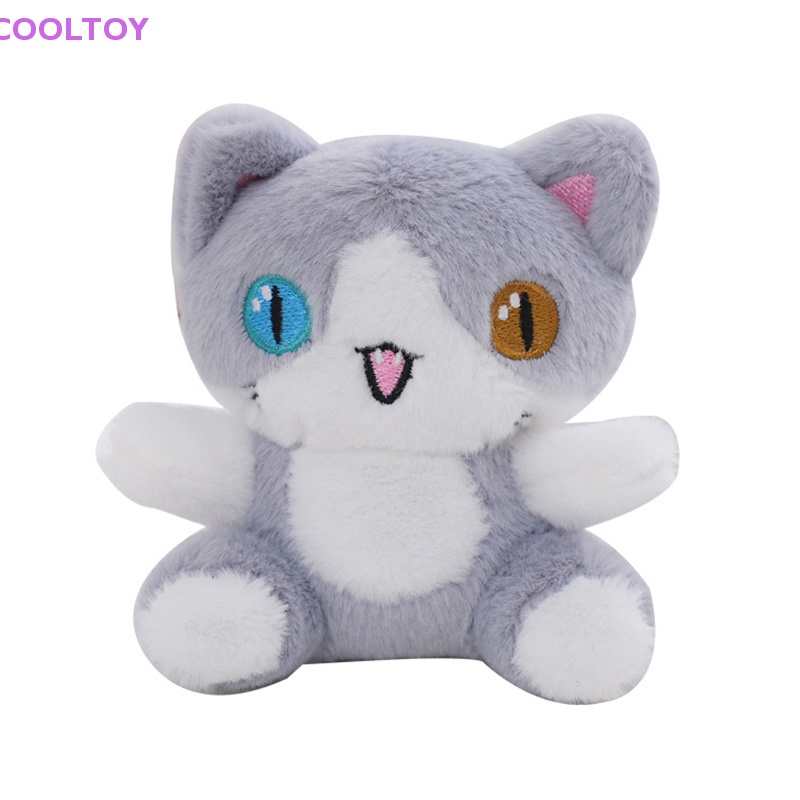 1 Móc Khóa Hình Chú Mèo Nhồi Bông Mềm Mại Kích Thước 12cm