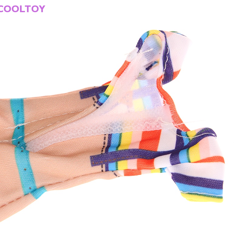 Cooltoy Bộ Đồ 2 Món Áo Sơ Mi Denim + Đầm Chấm Bi Đơn Giản Cho Búp Bê 30cm