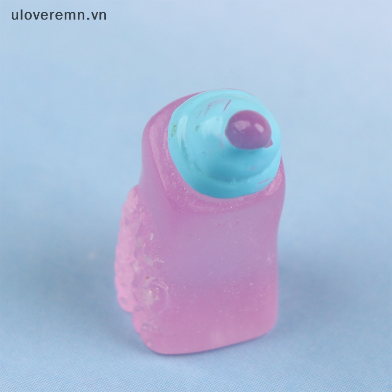 Set 5 Bình Sữa Mini Dạ Quang Dễ Thương Dùng Để Trang Trí Ô Tô