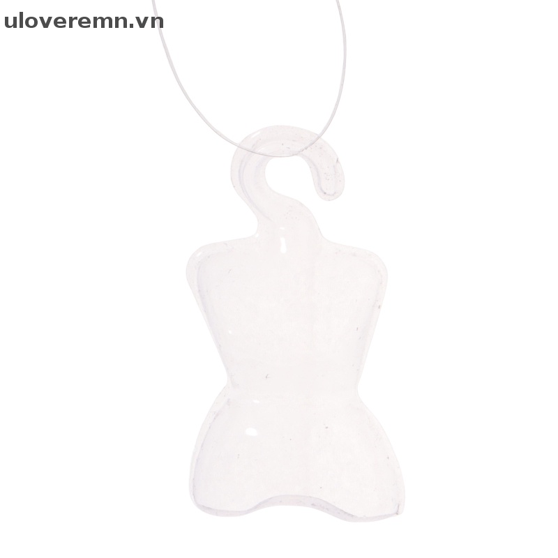 Set 200 Móc Nhựa Treo Quần Áo Búp Bê 11cm Dễ Thương