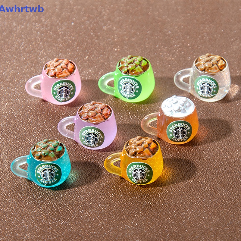 Bộ 5 Cốc Uống Nước Bằng Nhựa Resin Dùng Trang Trí Sổ Tay / Điện Thoại Diy Mới