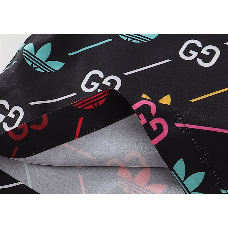 Áo Sơ Mi Tay Ngắn Dáng Rộng Họa Tiết Chữ Màu Gradient Thời Trang Cho Nam Và Nữ G888U