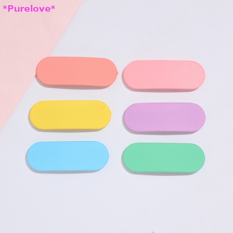 Set 2 Kẹp Tóc Màu Kẹo Ngọt Xinh Xắn Cho Nữ Mới