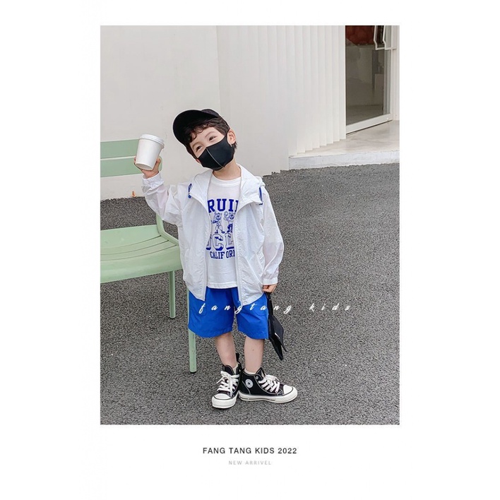 Áo Khoác Chống Nắng Phong Cách Thời Trang Mùa Hè 2023 Cho Bé Trai