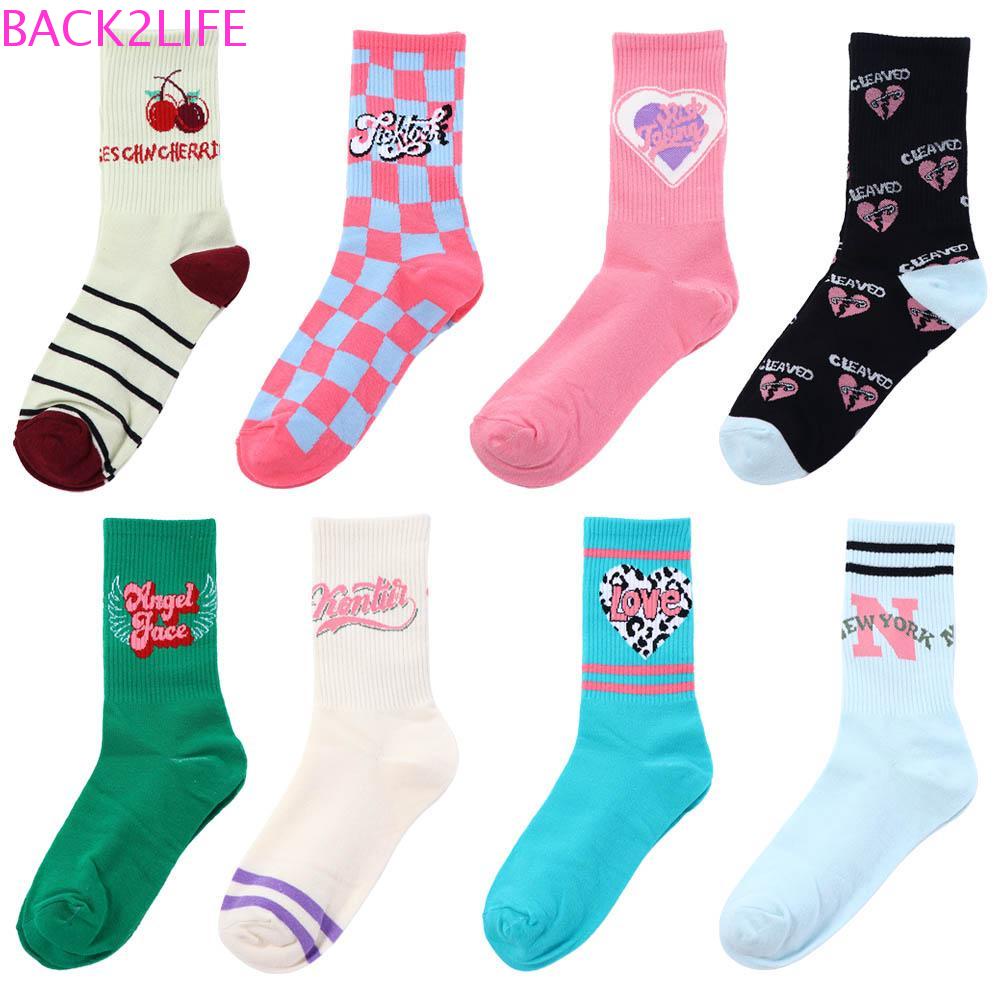 Vớ Lolita In Chữ / Trái Tim Dễ Thương Phong Cách Harajuku Ngọt Ngào Cho Nữ 2Lilife