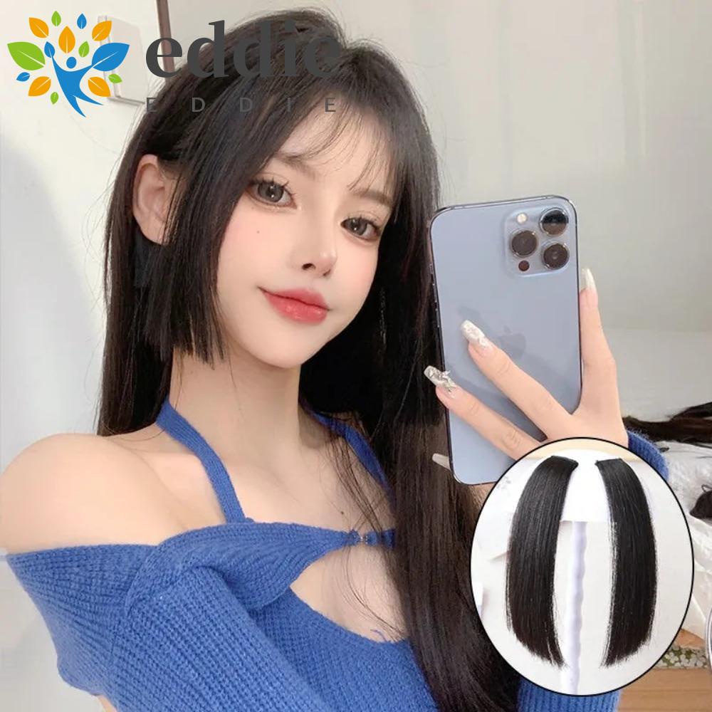 Tóc Giả 26EDIE Màu Đen / Nâu Vô Hình Kiểu Tóc Thẳng Tự Nhiên Chịu Nhiệt Độ Cao